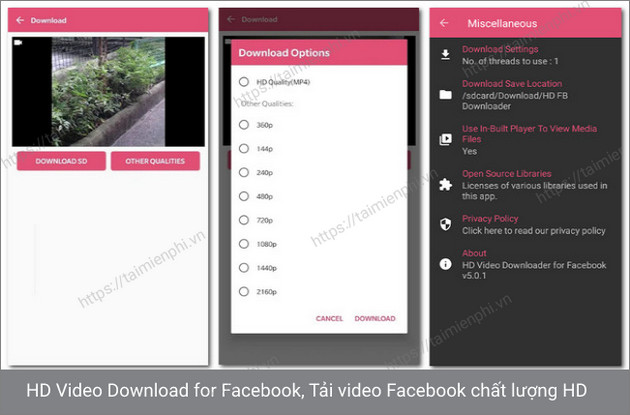 hd video download for facebook
