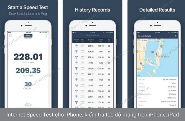 tai internet speed test cho iphone