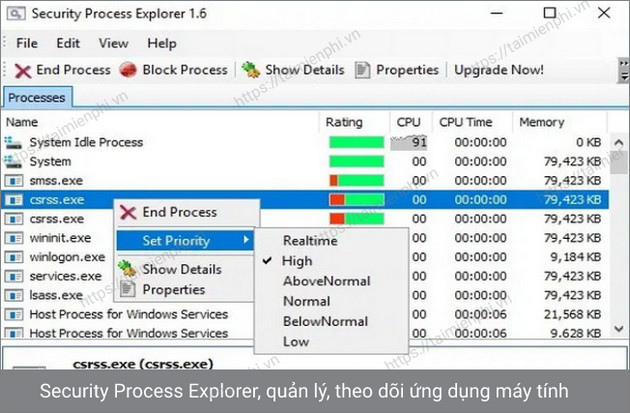 tai security process explorer