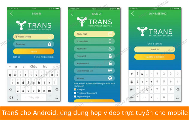 tai trans cho android