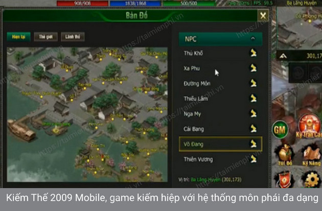 tai kiem the 2009 mobile