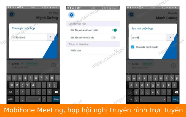 tai mobifone meeting
