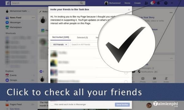 invite all for chrome