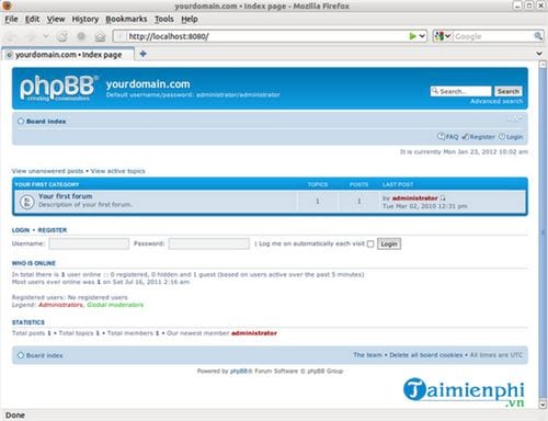 bitnami phpbb stack