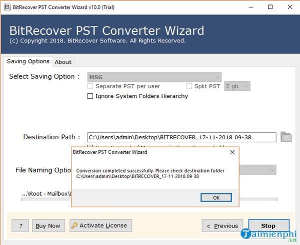 bitrecover pst converter wizard