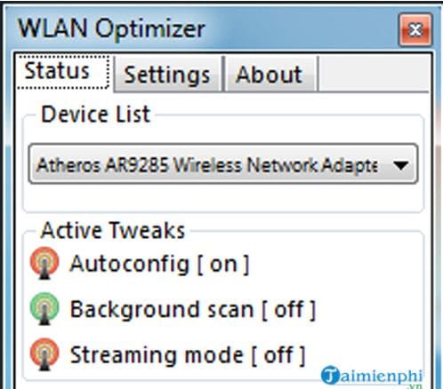 wlan optimizer