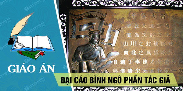 giao an dai cao binh ngo phan tac gia