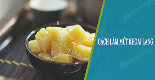 cach lam mut khoai lang