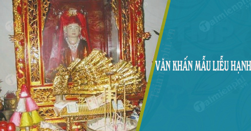 van khan mau lieu hanh