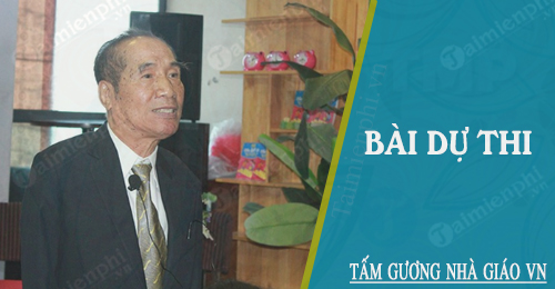 bai du thi tam guong nha giao viet nam