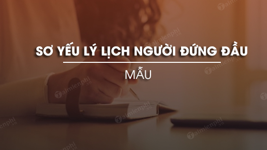 so yeu ly lich nguoi dung dau