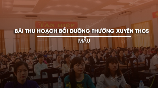 bai thu hoach boi duong thuong xuyen thcs