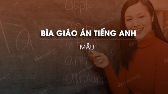 mau bia giao an tieng anh