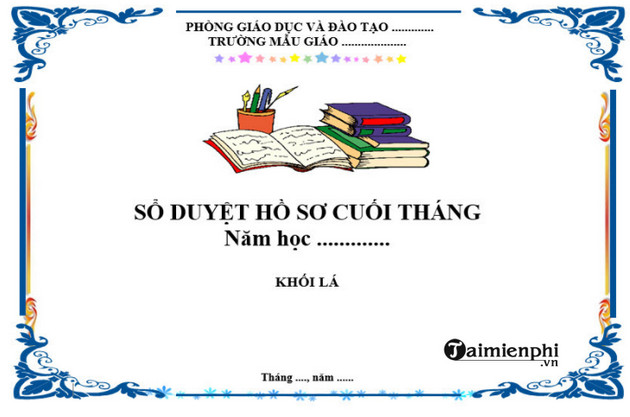 Khung bia giao an ngang dep