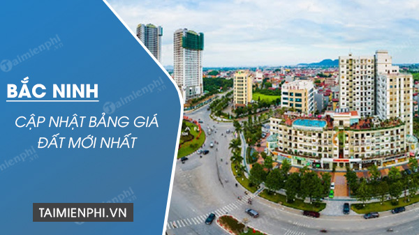 bang gia dat tinh bac ninh