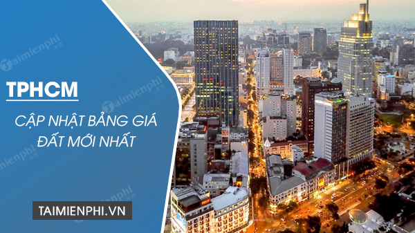 bang gia dat tp ho chi minh