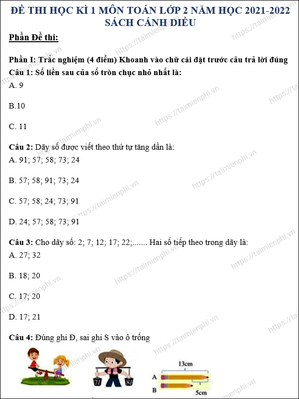 de thi hoc ki 1 mon toan nam 2021 2022