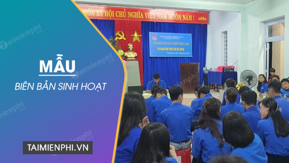 mau bien ban sinh hoat