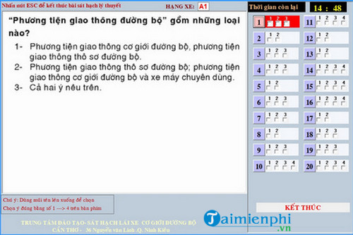 phan mem thi lai xe a1