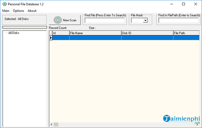 personal file database
