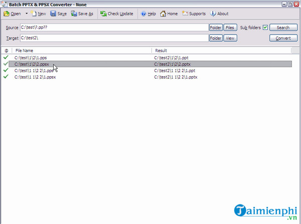 batch pptx and ppsx converter