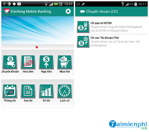 kienlong mobile banking
