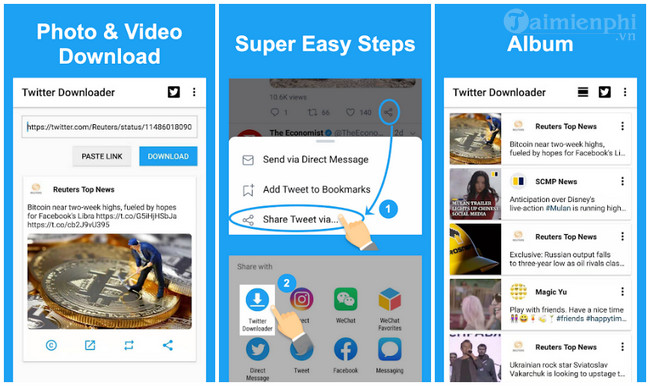 download twitter videos