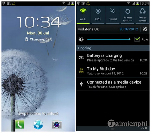 show battery percentage
