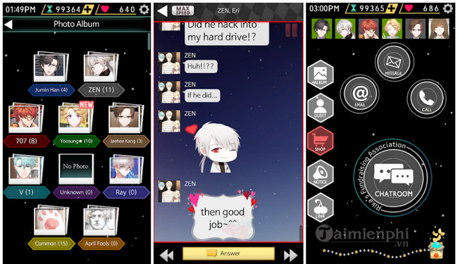 mystic messenger