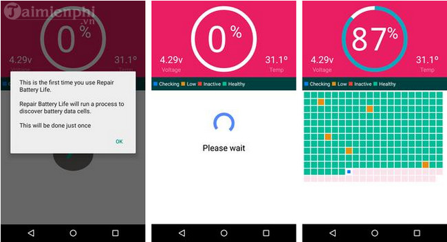 advanced repair battery life