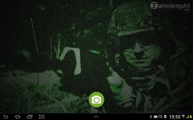 night vision camera simulation