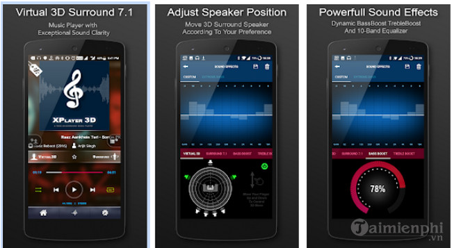 3d surround music player