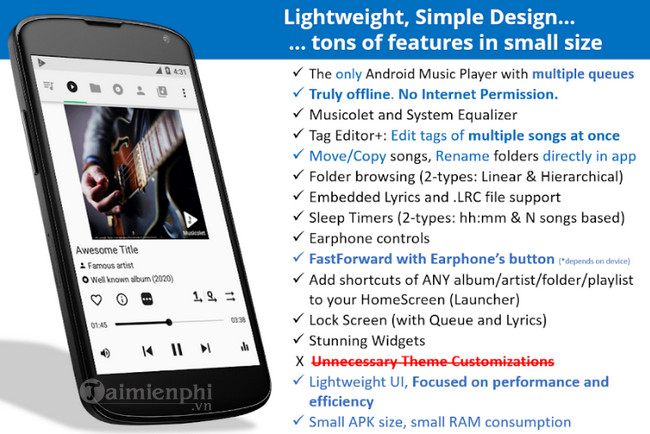 musicolet music player
