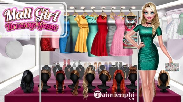 mall girl dress up game