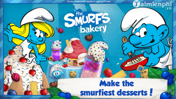 the smurfs bakery