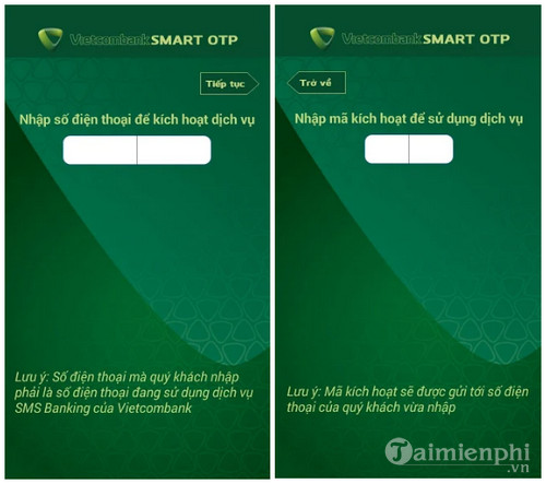 vietcombank smart otp