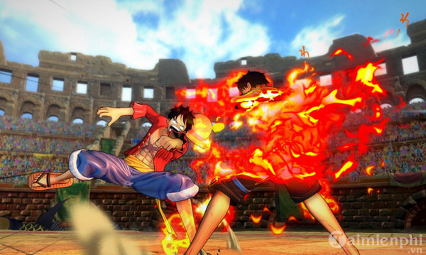 one piece burning blood