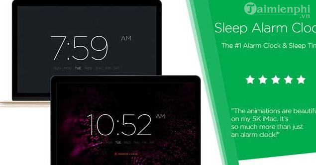 sleep alarm clock cho mac