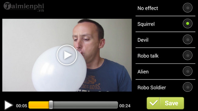 video voice changer fx