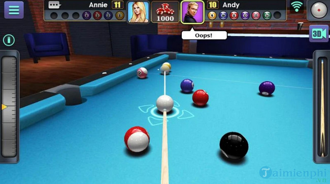 3d pool ball