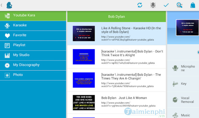 karaoke sing and record bluekara