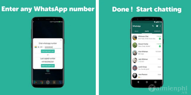 instant chat for whatsapp