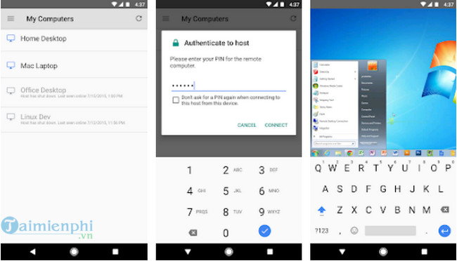 chrome remote desktop cho android