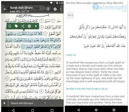 quran for android