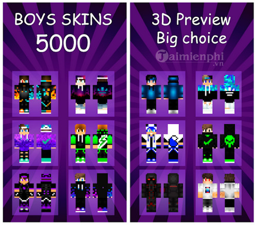skins for minecraft