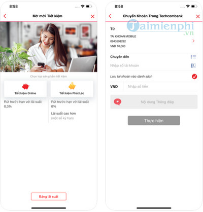 techcombank f st mobile cho ios