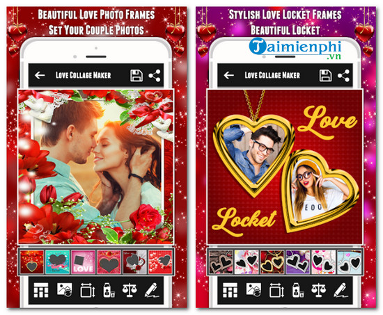 love collage photo editor