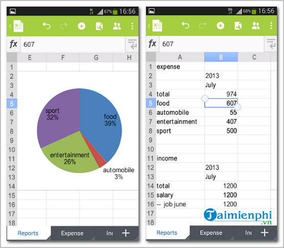 money manager in excel