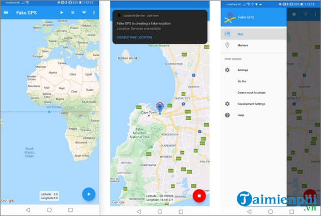 tai fake gps cho android