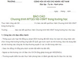 download Báo cáo công tác giáo dục bảo vệ môi trường trong trường học File DOC 